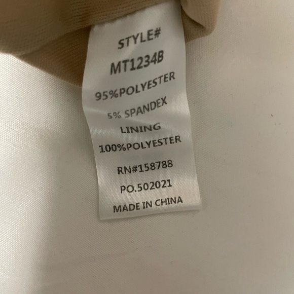 Urban Outfitters Mable Corset Bustier Tan/Gold Top. Size Small - Picture 7 of 7